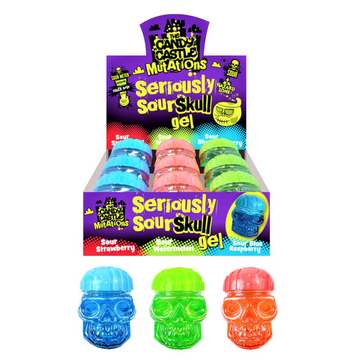 Candy Castle Mutations Seriously Sour Skull Gel 100g - Happy Candy UK LTD