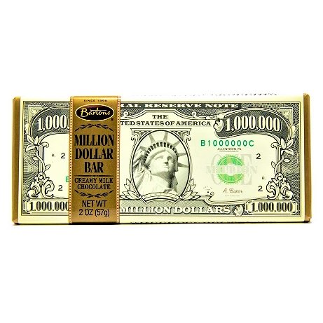Bartons Million Dollar Bar (USA) 57g - Happy Candy UK LTD