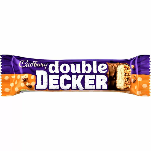 Cadbury Double Decker Chocolate Bar 54.5g CLEARANCE - Happy Candy UK LTD