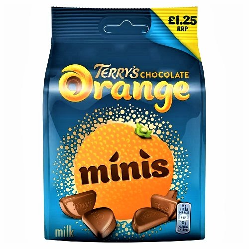 Terry's Chocolate Orange Minis Share Bag 95g - Happy Candy UK LTD
