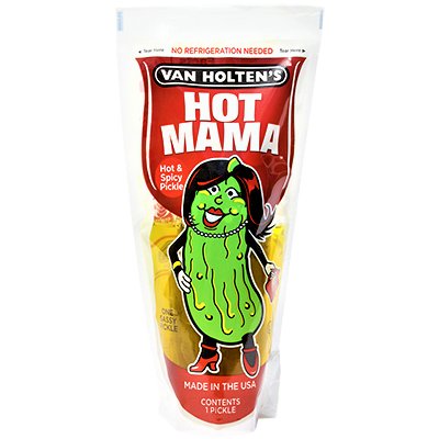 Van Holten's Hot Mama PICKLE IN-A POUCH Pickle (USA) - Happy Candy UK LTD