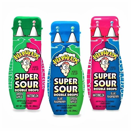 Warheads Super Sour Double Drops - Happy Candy UK LTD