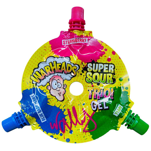 Warheads Super Sour Trio Gel Wheel 51g - Happy Candy UK LTD