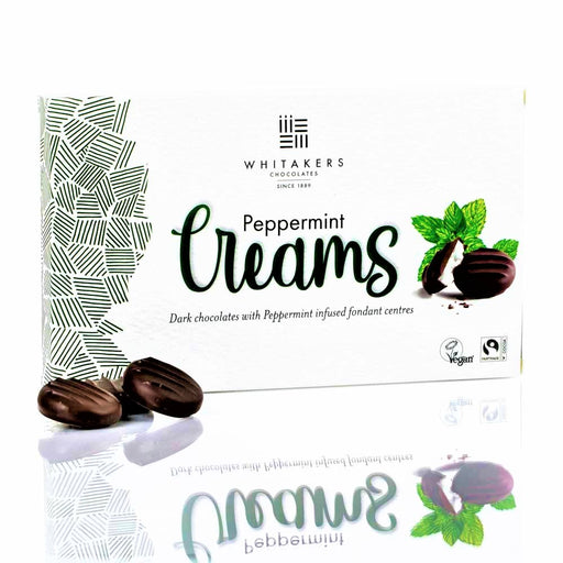 Whitakers Dark Chocolate Peppermint Fondant Creams Gift Box 150g - Happy Candy UK LTD