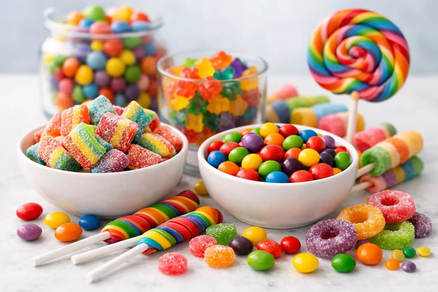 12 Best Rainbow Coloured Sweets for Parties - Happy Candy UK LTD