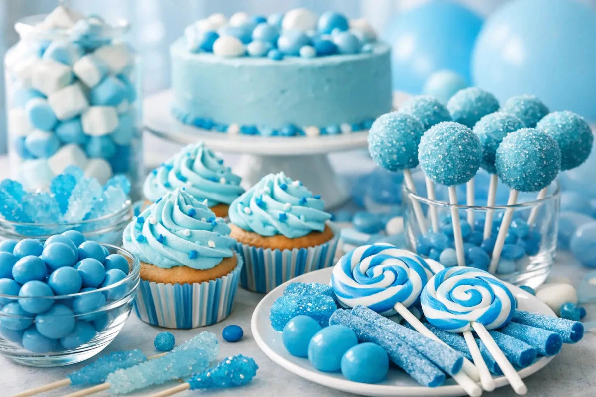 Blue Sweets for Birthday Party Ideas That Pop - Happy Candy UK LTD