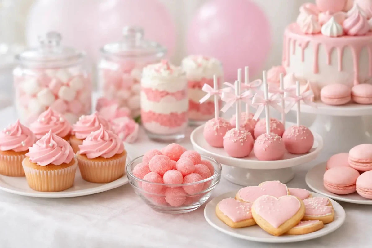 Pink Sweets for Baby Shower That Guests Will Love - Happy Candy UK LTD