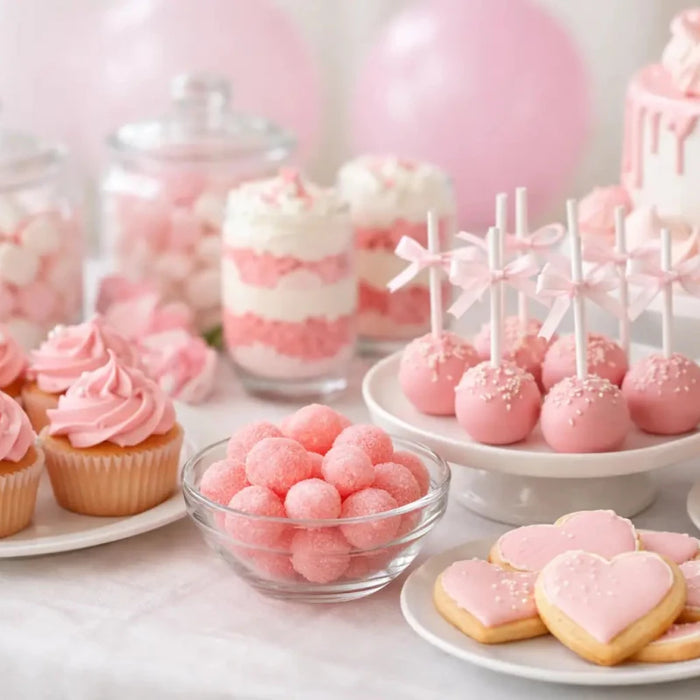 Pink Sweets for Baby Shower That Guests Will Love - Happy Candy UK LTD