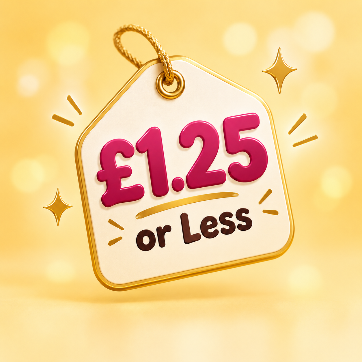 £1.25 or Less