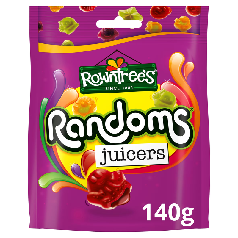 Rowntree's Randoms JUICERS Sweets Sharing Bag 140g