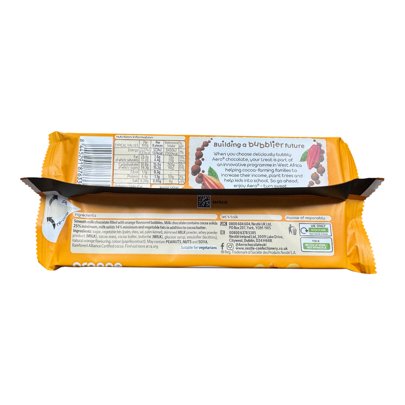 Aero Orange Chocolate Sharing Bar 90g