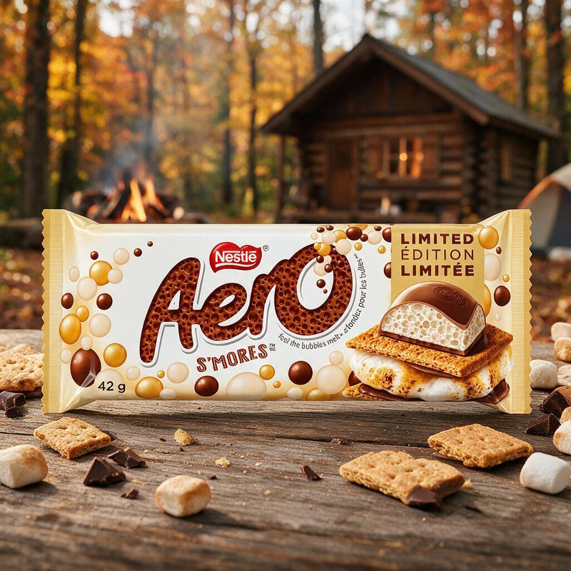 Aero S'mores Milk Chocolate Bar (CANADA) 42g