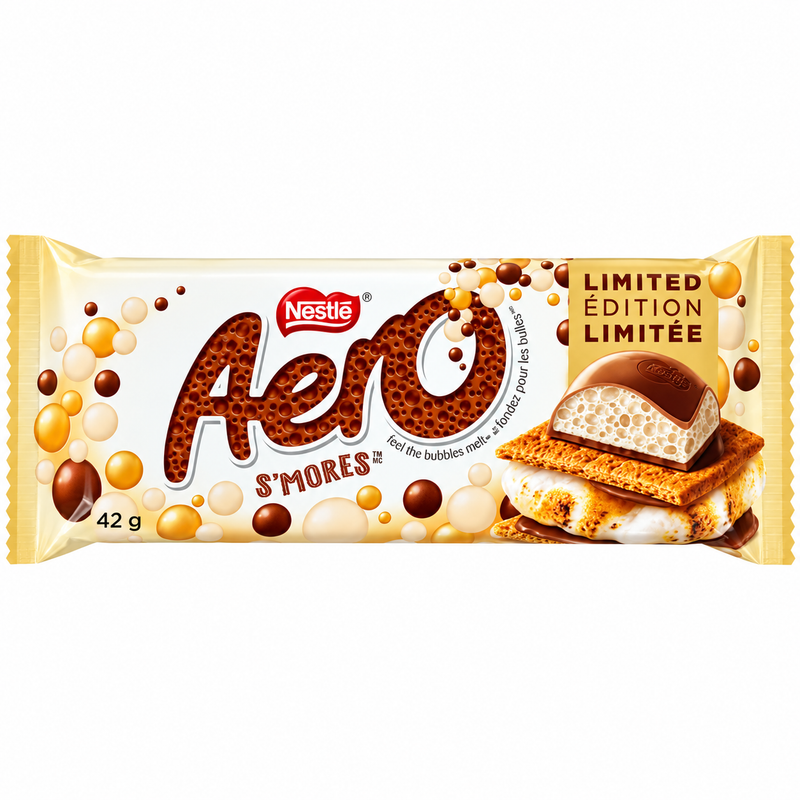 Aero S'mores Milk Chocolate Bar (CANADA) 42g