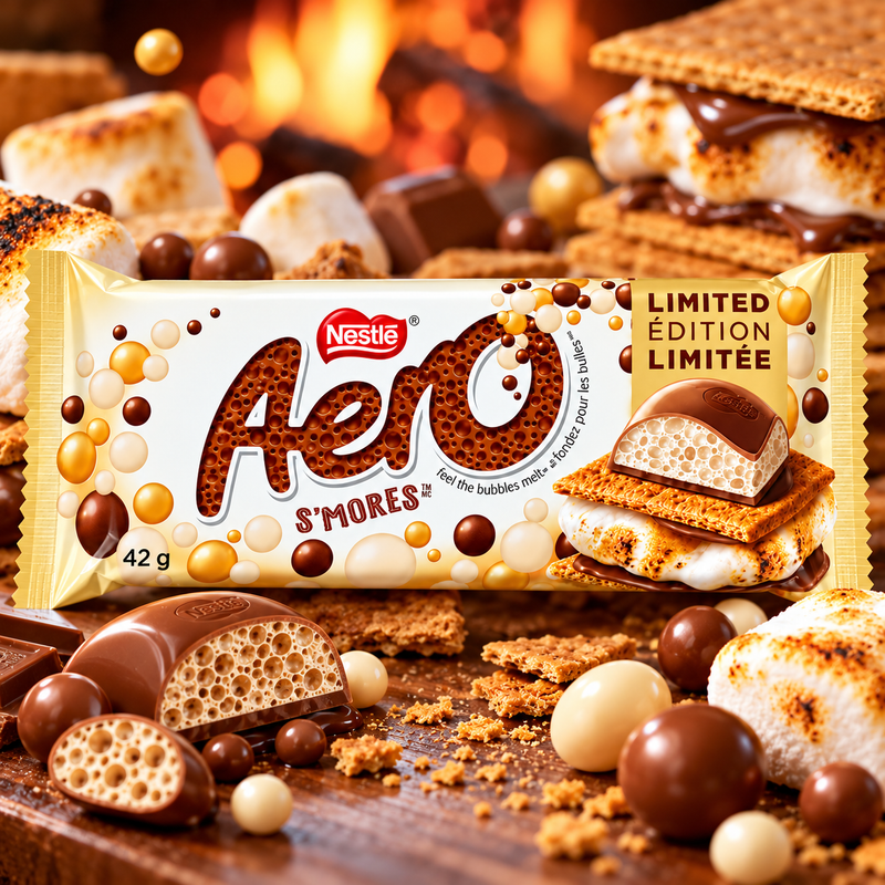 Aero S'mores Milk Chocolate Bar (CANADA) 42g