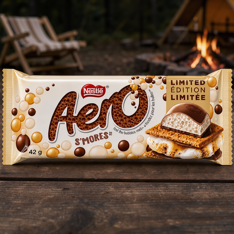 Aero S'mores Milk Chocolate Bar (CANADA) 42g