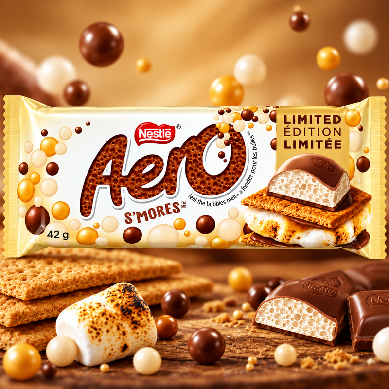 Aero S'mores Milk Chocolate Bar (CANADA) 42g