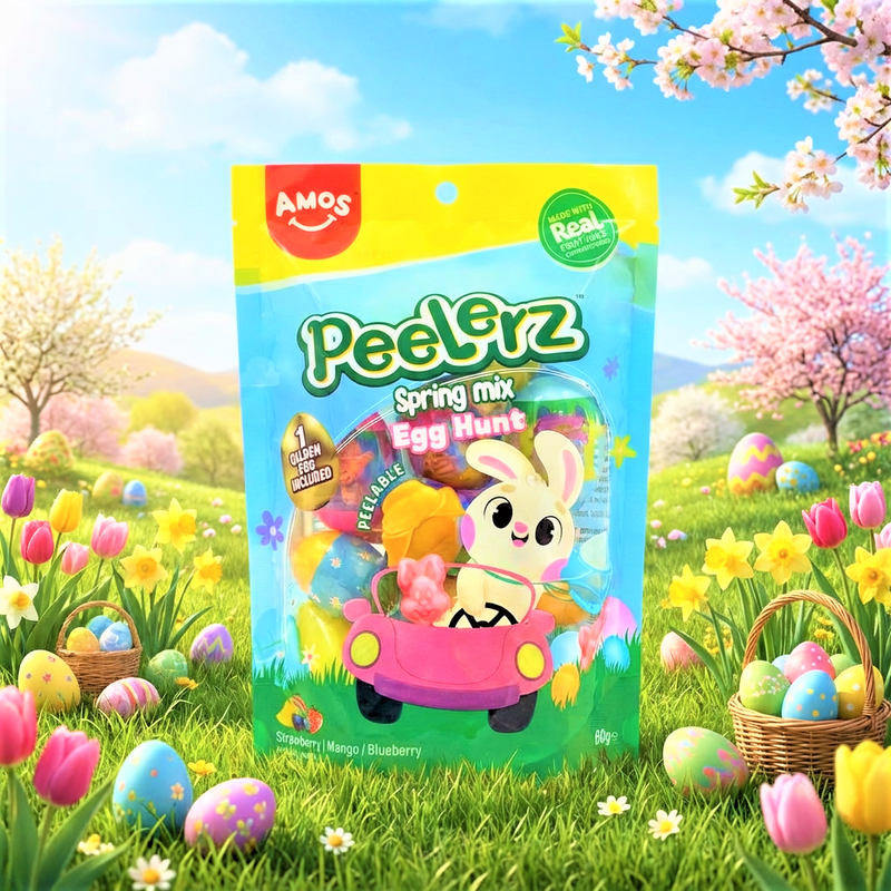 Amos Spring Mix Easter Egg Hunt Pouch 60g
