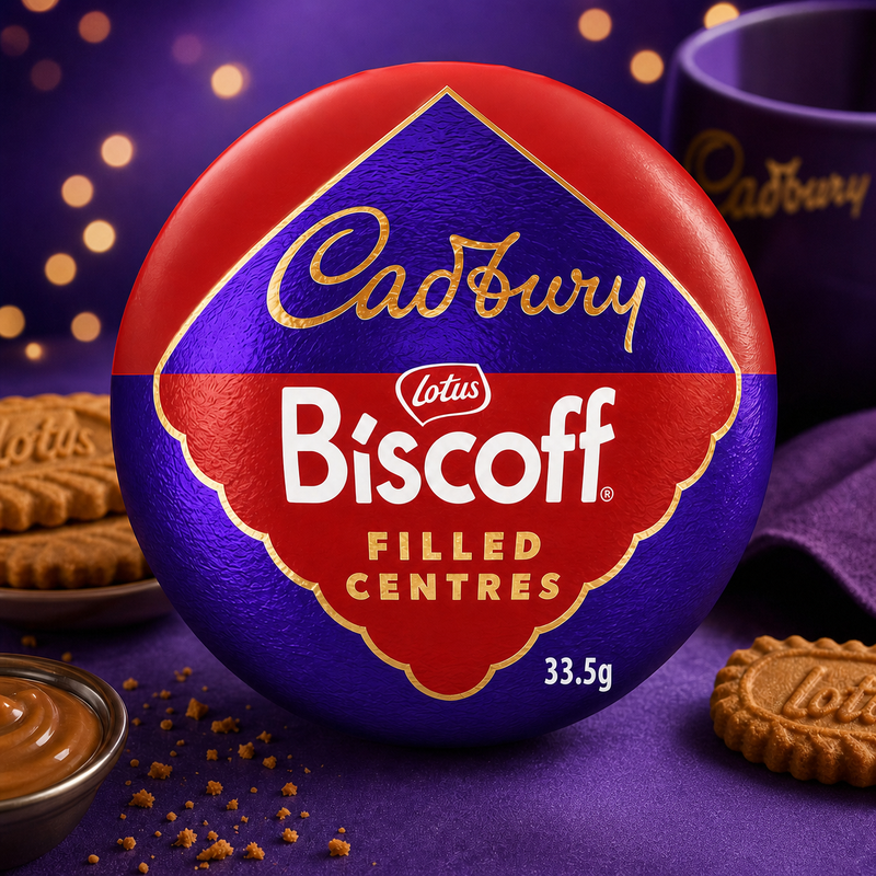 Cadbury Dairy Milk Biscoff Bauble Single 33.5g