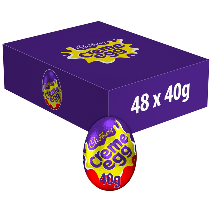 Cadbury Chocolate Creme Eggs 40g BULK BOX 48X40g