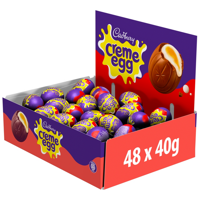 Cadbury Chocolate Creme Eggs 40g BULK BOX 48X40g