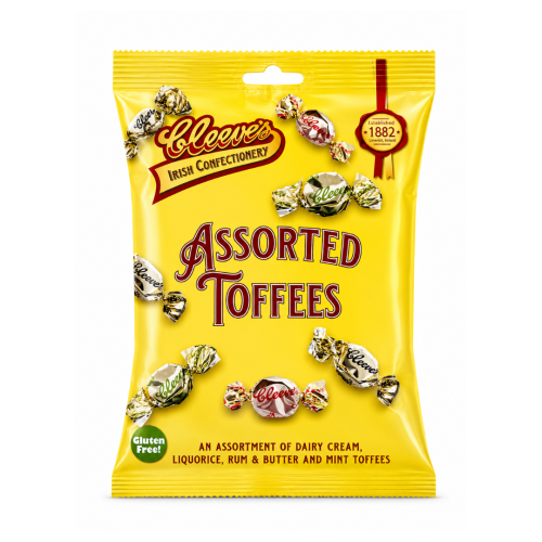 Cleeves Assorted Toffees Bag 120g