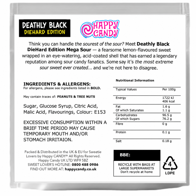 DEATHLY Black DieHard Edition Mega Sour 10 Pack