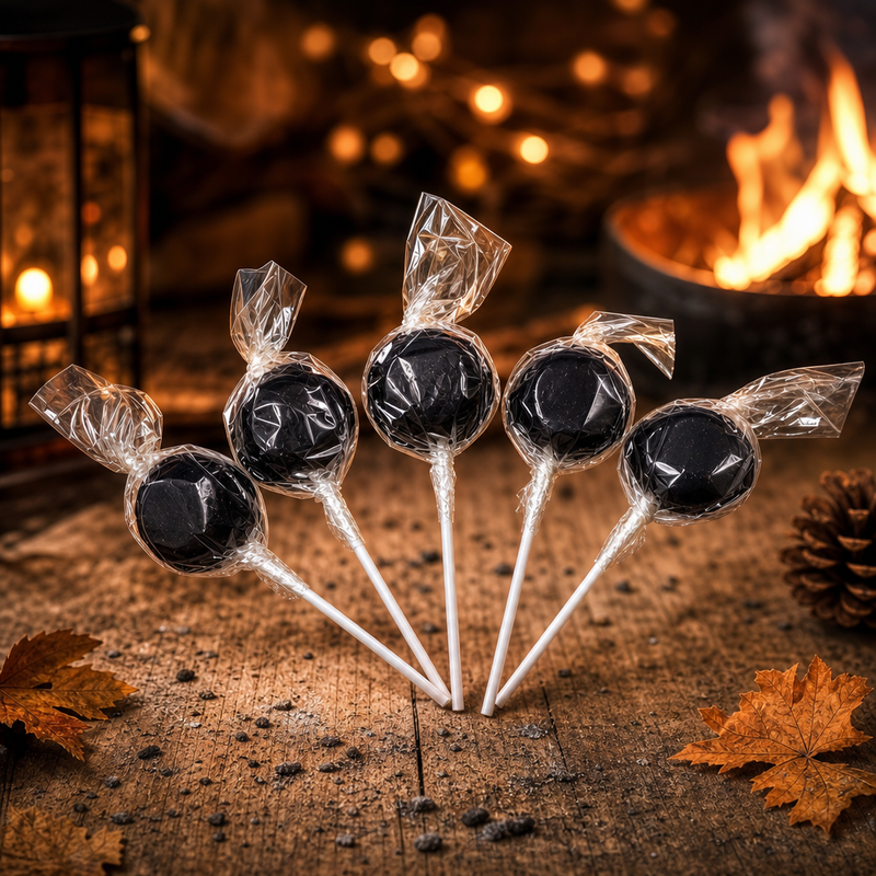 Dobsons BONFIRE TOFFEE Mega Lollies INDIVIDUALLY WRAPPED 5 Pack