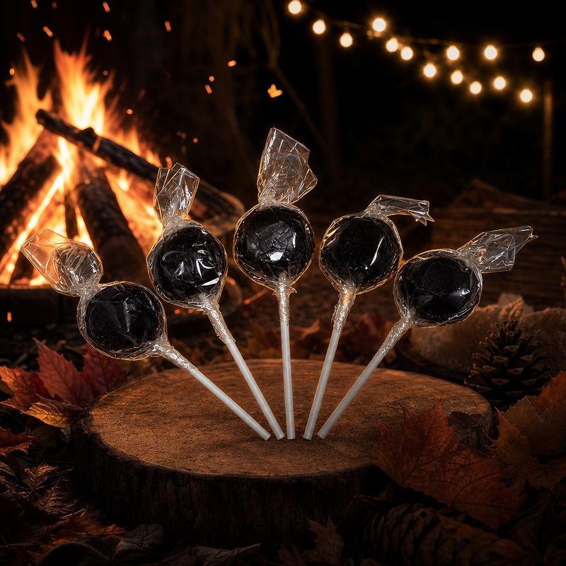 Dobsons BONFIRE TOFFEE Mega Lollies INDIVIDUALLY WRAPPED 5 Pack