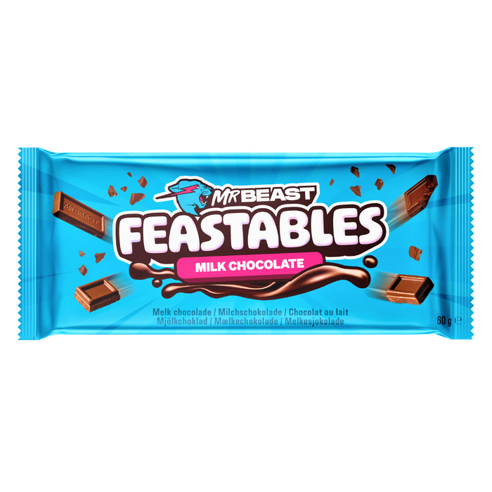 Feastables MrBeast Milk Chocolate Bar 60g