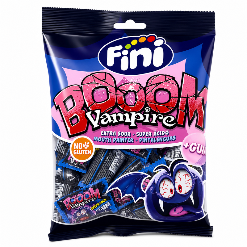 Fini Booom Vampire Extra Sour Candy and Gum Bag 65g