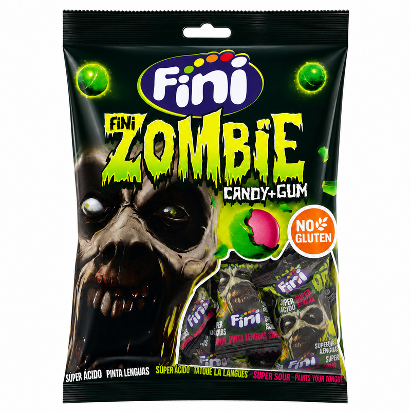 Fini Zombie Super Sour Candy and Gum Bag 65g