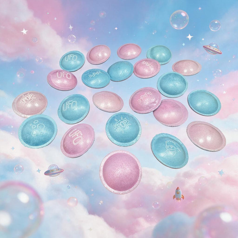 Flying Saucers UFO Bubblegum Flavour Candy 20 Pack