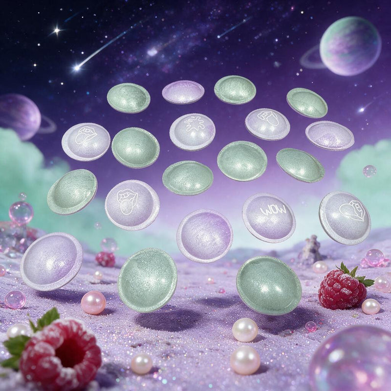 Flying Saucers UFO TONGUE PAINTER PEARLS Candy 20 Pack
