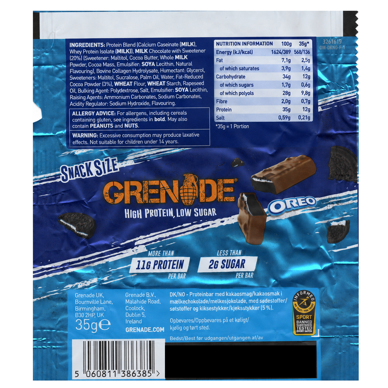 Grenade Oreo Protein Bar 35g