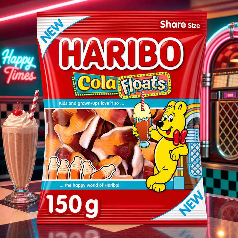 Haribo COLA FLOATS Share Bag 150g