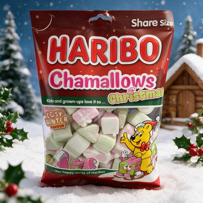 Haribo Chamallows CHRISTMAS Marshmallow Bag 140g