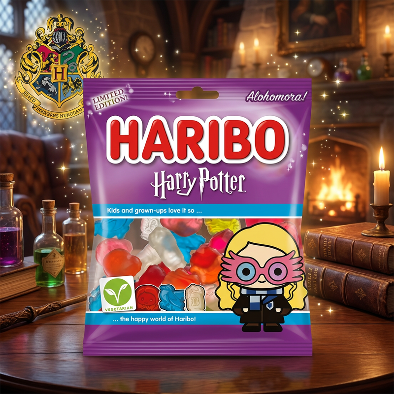 Haribo HARRY POTTER LIMITED EDITION Luna Sweets Share Bag 160g