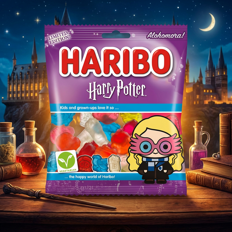 Haribo HARRY POTTER LIMITED EDITION Luna Sweets Share Bag 160g