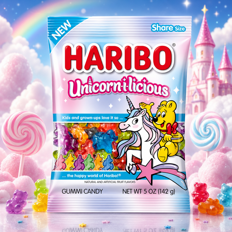 Haribo Unicorn-i-licious Sweets Share Bag (USA) 142g