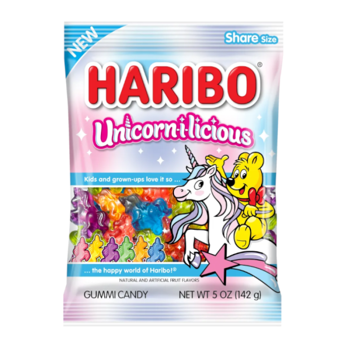 Haribo Unicorn-i-licious Sweets Share Bag (USA) 142g