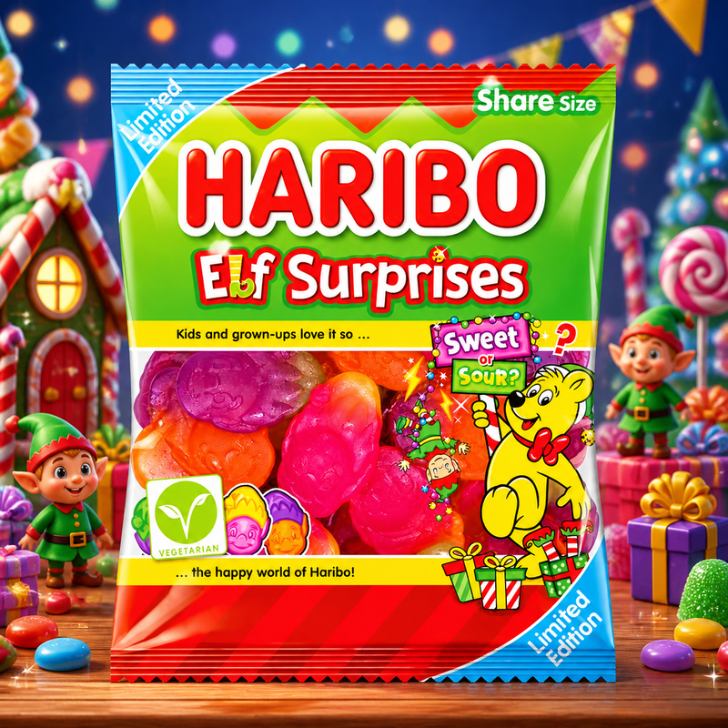 Haribo Elf Surprises Share Bag Limited Edition 160g