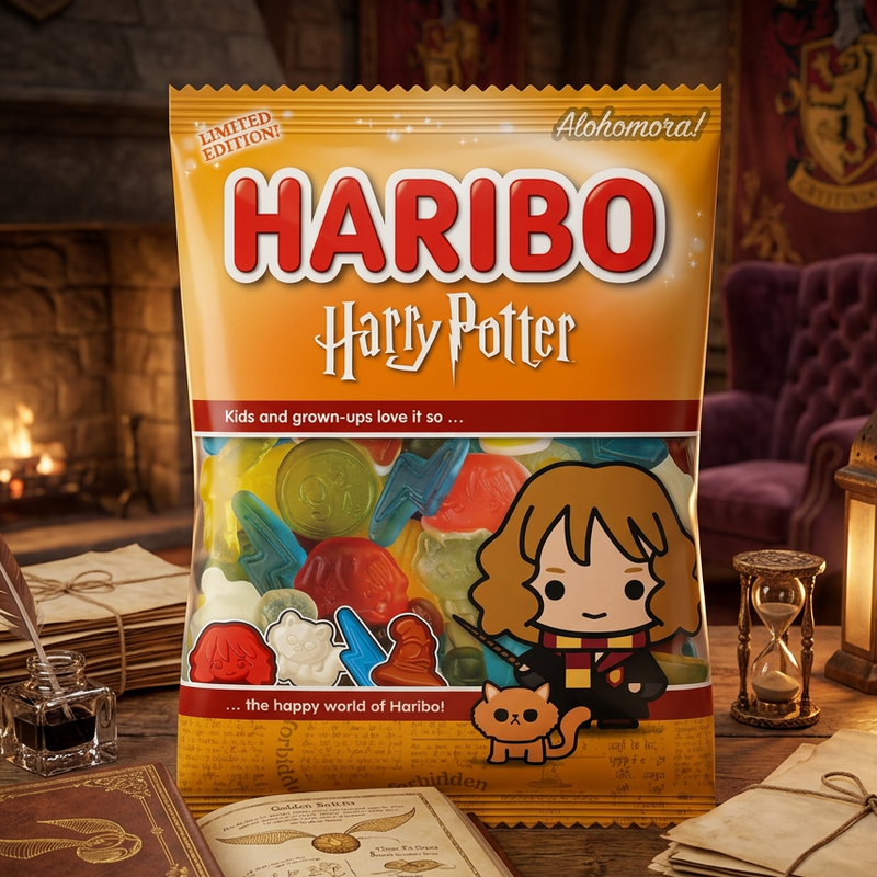 Haribo HARRY POTTER Hermione LIMITED EDITION Sweets Share Bag 160g