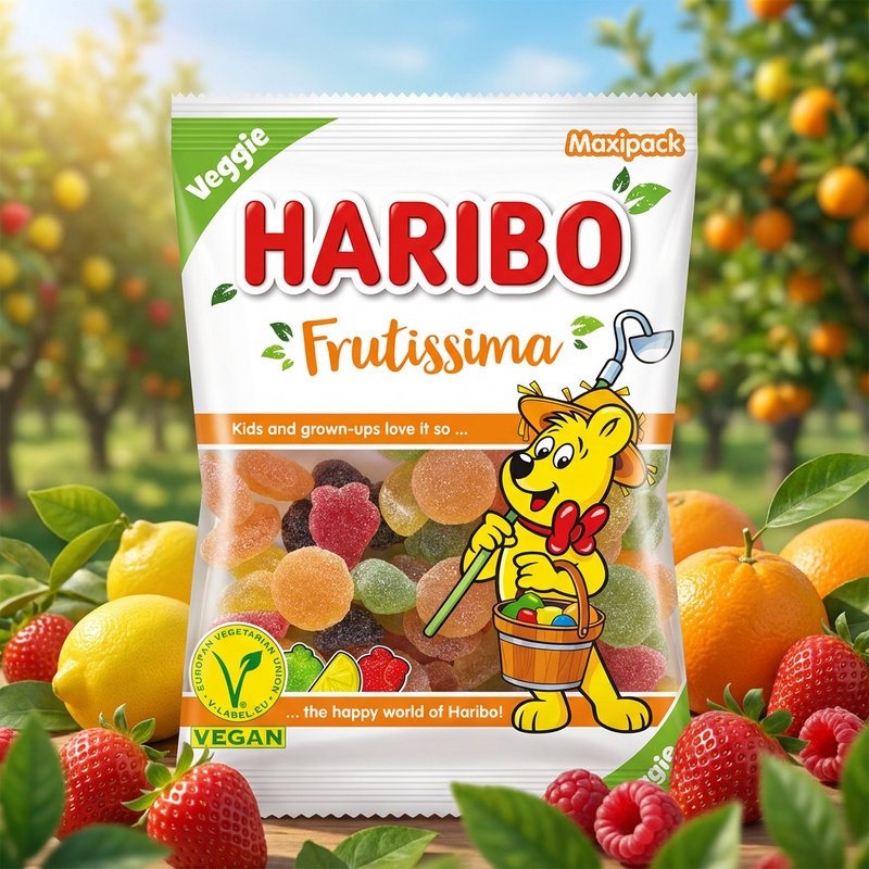 Haribo International FRUTISSIMA Fruit Jellies 500g (FRANCE)