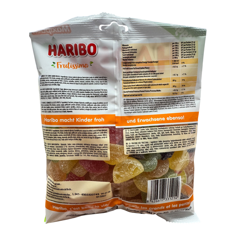 Haribo International FRUTISSIMA Fruit Jellies 500g (FRANCE)