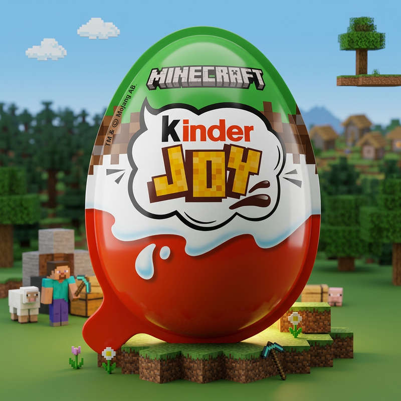 Kinder Joy MINECRAFT Limited Edition (IMPORT) 20g