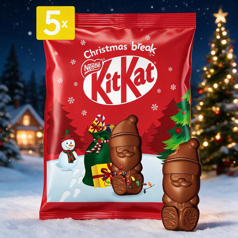 Kit Kat Santa Milk Chocolate Sharing Bag (5x11g) 55G