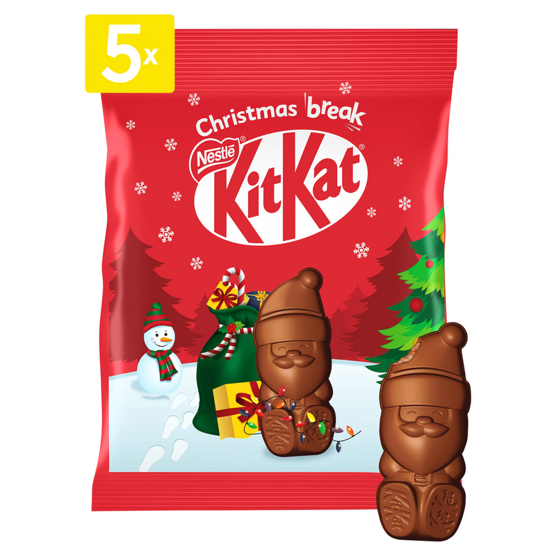 Kit Kat Santa Milk Chocolate Sharing Bag (5x11g) 55G