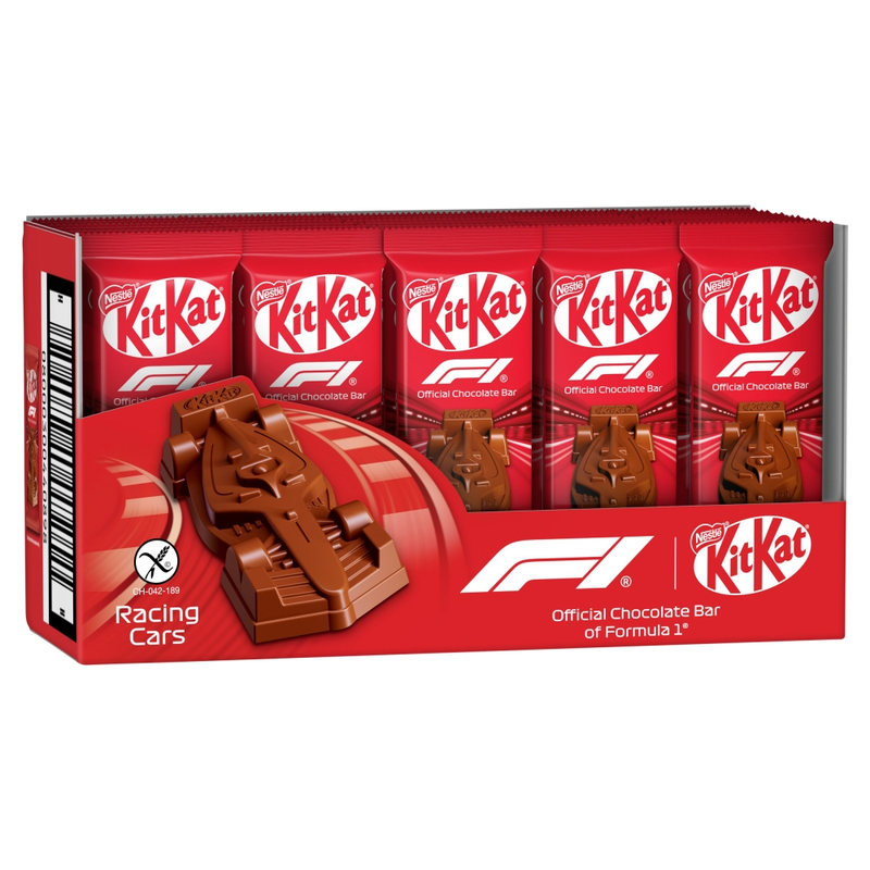 KitKat Formula 1 (F1) Chocolate Car Figure BULK BOX (30x29g)