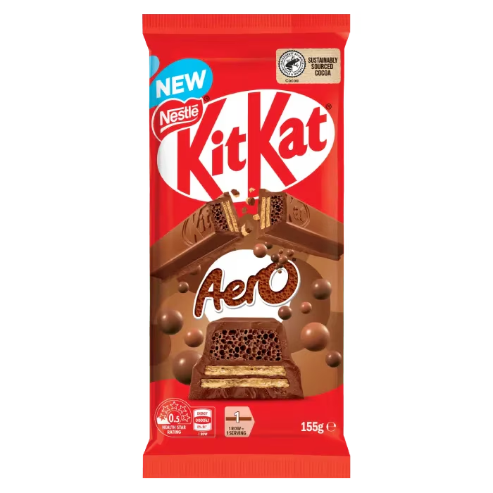 Kit Kat Aero Milk Chocolate Block (AUSTRALIA) 155g