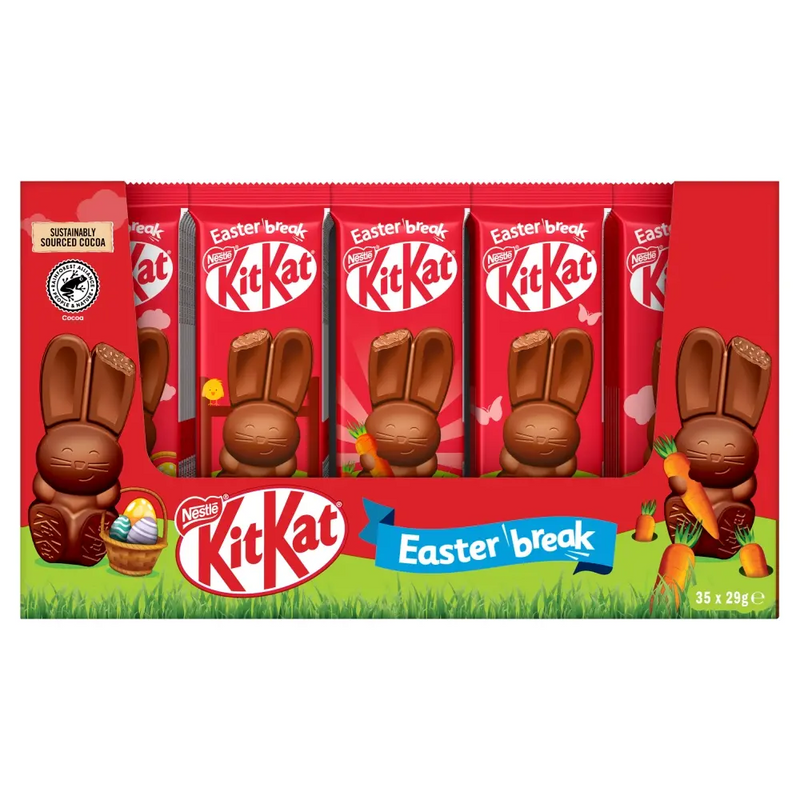 Kit Kat Bunny Milk Chocolate Easter Figure BULK BOX 30x29g